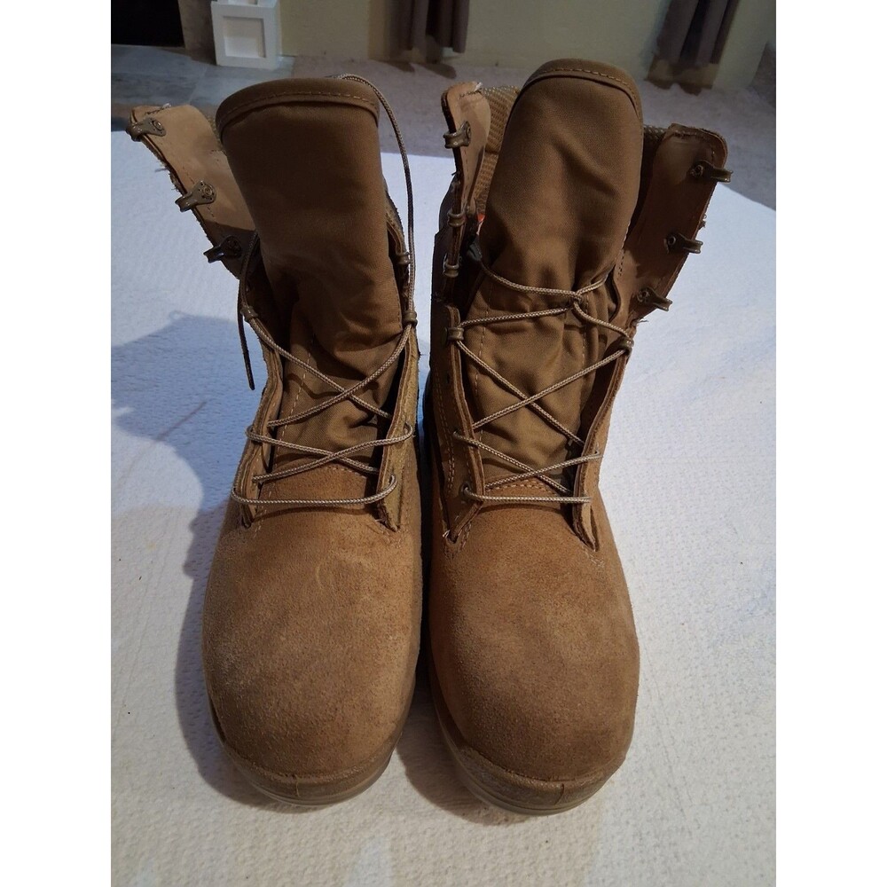 Bates Vibram Combat Desert Boots Men Sz 13 M Coyote Brown Suede Lace Up Goretex